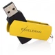 USB флеш накопитель eXceleram 64GB P2 Series Yellow2/Black USB 2.0 (EXP2U2Y2B64) - изображение 3