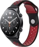 Ремешок Sport для Xiaomi Watch S1 (Acttive) Black Red (29006-44) - изображение 1