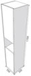 Пенал - шкаф в ванную подвесной Radaway Silvia 170 (M23170-02-03) - изображение 4
