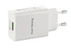 Сетевое зарядное устройство с быстрой зарядкой QC 3.0 KONI STRONG KS50 QC3.0 USB 3A White - изображение 1