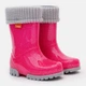 Детские резиновые сапоги для девочки Demar Twister Lux 0407 G 34-35 Розовые (5901232050830) - изображение 2