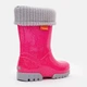 Детские резиновые сапоги для девочки Demar Twister Lux 0407 G 34-35 Розовые (5901232050830) - изображение 4