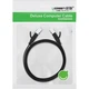 Патч-корд плоский UGREEN NW101 Flat Design U/UTP Cat.6 1м Black (50184) - изображение 2