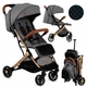 Прогулочная коляска MoMi Estelle grey/gold (WOSP00018) (5900495959034) - изображение 11