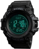 Мужские часы Skmei Processor 1358 Black Compass - изображение 3