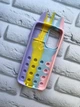 Чехол Однорог Попит Антистресс Поп-Ит Pop It для Samsung A33 5G Поп ит Единорог роз.-фиол. - изображение 2