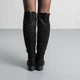 Ботфорты женские зимние Fashion Raven 3841 36 размер 23,5 см Черный 4432351 - изображение 5