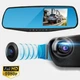 Відеореєстратор для авто з дзеркалом з двома 2 камерами DVR - изображение 4