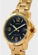 Женские практичные часы Casio LTP-V004G-1BUDF Черные с золотистым - изображение 5