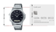 Наручные практичные часы Casio MTP-VC01D-1EUDF Черные с серебристым - изображение 7