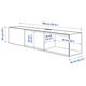 Тумба під телевізор з дверцятами IKEA BESTA 180x42x38 см (194.221.80) - зображення 7