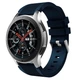 Силиконовый ремешок Watchbands Galaxy для Samsung Gear S3 / Samsung Galaxy Watch 46mm - тёмно-синий (WB001GALAXYDARKBLUE) - изображение 1