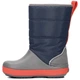 Зимние сапоги Crocs Kids Crocband LodgePoint Graphic Winter Boot Navy/Slate Grey р. J6/38/24.5см - изображение 2