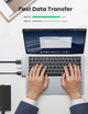USB-хаб Ugreen 5-in-2 USB C Hub for MacBook Pro/Air Silver (CM251/60559) [72724] - изображение 4