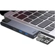 USB-хаб Baseus Thunderbolt C+Pro 7-in-1 Smart Hub Gray (CAHUB-L0G) [72637] - изображение 3