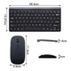 Беспроводная клавиатура и мышь Ultra-thin Combo WM+108S (KA-15073) - изображение 4