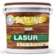 Лазурь декоративно-защитная для обработки дерева LASUR Wood SkyLine Бесцветная 3л - изображение 1