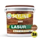 Лазур декоративно-захисний для обробки дерева SkyLine LASUR Wood Махагон 3л - зображення 2