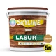 Лазур декоративно-захисний для обробки дерева SkyLine LASUR Wood Каштан 5л - зображення 2