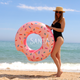 Надувной круг Intex Пончик (Donut) 56265NP. Отлично подходит для отдыха на море, в бассейне - изображение 1