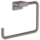 Держатель-кольцо для полотенец HANSGROHE AddStoris 41754340 189мм прямоугольный металлический черный - изображение 1