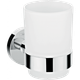 Стакан для зубных щеток подвесной HANSGROHE LOGIS хром стекло 41718000 - изображение 1