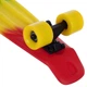 Скейтборд Пенни Penny FISH COLOR SK-402-11 Материал: пластик, полиуретан Габаритные размеры: деки 56x15x1см Цвет: Салатовый-желтый-красный - изображение 4