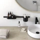 Стакан для зубных щеток настольный HANSGROHE WallStoris 27921670 округлый пластиковый черный - изображение 3