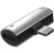 Адаптер Baseus L46 iP Male to Dual iP Female Adapter Silver (CAL46-S1) - зображення 3