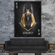 Картина Холстович Anubis 30x40 см. Картина з давньоєгипетським Богом для офісу, вітальні, спальні, кухні, інтер'єру - зображення 1