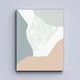 Модульная картина Холстович Pastel Curves 90х40 см. Абстрактная картина в стиле минимализм для гостиной, спальни, кухни, офиса, интерьера - изображение 7