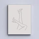 Модульна картина Холстович Heels In The Air 225х100 см. Інтер'єрна картина в стилі мінімалізм для вітальні, спальні, кухні, офісу, салону краси, абстрактна - зображення 7