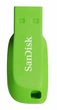 Флеш-накопитель SanDisk Cruzer Blade 16 ГБ USB 2.0 Green Electric (SDCZ50-016G-U46) - изображение 2