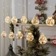 Гирлянда Xmas M-1 Copper curtain ball lamp 7257 Снеговик, разноцветная - изображение 5