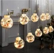 Гирлянда Xmas M-1 Copper curtain ball lamp 7257 Снеговик, разноцветная - изображение 6