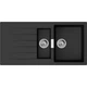Мойка кухонная Hansgrohe S52, гранит, прямоуг., с крылом, 980х480х190мм, чаша- 1.5, накладная, S520-F530, черный графит 43357170 - изображение 1