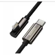 Кабель для швидкого заряджання Baseus Legend Series Elbow Fast Charging Type-C to Lightning 20W 1m Black - зображення 2