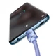 Кабель для швидкого заряджання Baseus Crystal Shine Series Type-C to Type-C 100W 2m Purple (CAJY000705) - зображення 7