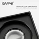 Трап вертикальный GAPPO G81050-6, латунь, 100х100 мм, черный - изображение 3