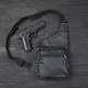 Сумка крос-боді чоловіча шкіряна black / месенджер - зображення 2