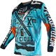 Мото джерси FOX Racing 180 Vicious голубая L - изображение 1