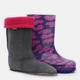 Детские резиновые сапоги для девочки Demar Twister Lux Print 0039 V 30-31 Фиолетовые (5901232009593) - изображение 5
