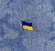 Патріотичний прапор України значок синьо - жовтий пін металеві. - зображення 1