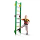 Стенка шведская детская Baby Sport SB Teenager Дерево 220х55 см до 80 кг Зеленый (0-220 (green)) - изображение 2