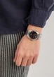 Мужские оригинальные часы Casio MTP-1370D-1A2VDF Серебро\черный с золотом экран - изображение 4
