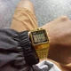 Наручные часы с подсветкой CASIO VINTAGE SERIES WATCH A500WGA-1 Желтое золото - изображение 3