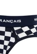 Труси сліпи Garcon Francais Slip18 чоловіча білизна бавовняна комфортна M Damiers (3701195815239) - изображение 3