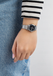 Элегентные женские часы Casio LTP-V006D-1B2UDF Черные с серебристым - изображение 2