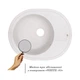 Кухонная мойка Lidz 620x500/200 WHI-01 (LIDZWHI01615500200) - изображение 12