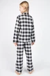 Піжама для дівчинки Cyberjammies Annie 5847 6-7 лет/122см Чорний у клітку (5051877368842) - изображение 2